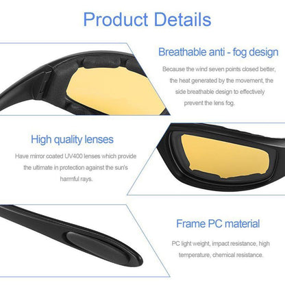 Anti Glare Motorcycle Glasses